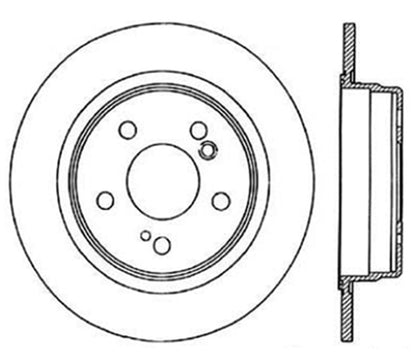 StopTech Drilled Sport Brake Rotor