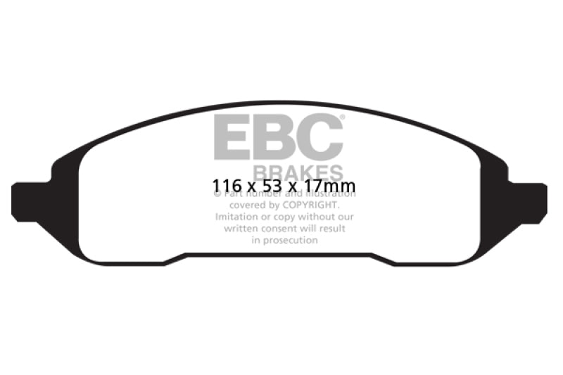 EBC 04-07 Ford Freestar 3.9 Greenstuff Rear Brake Pads