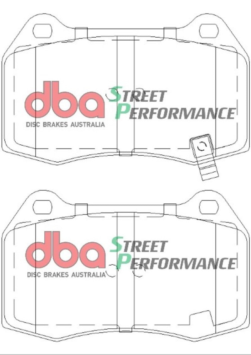 DBA 03-07 G35 w/ Brembo SP500 Front Brake Pads