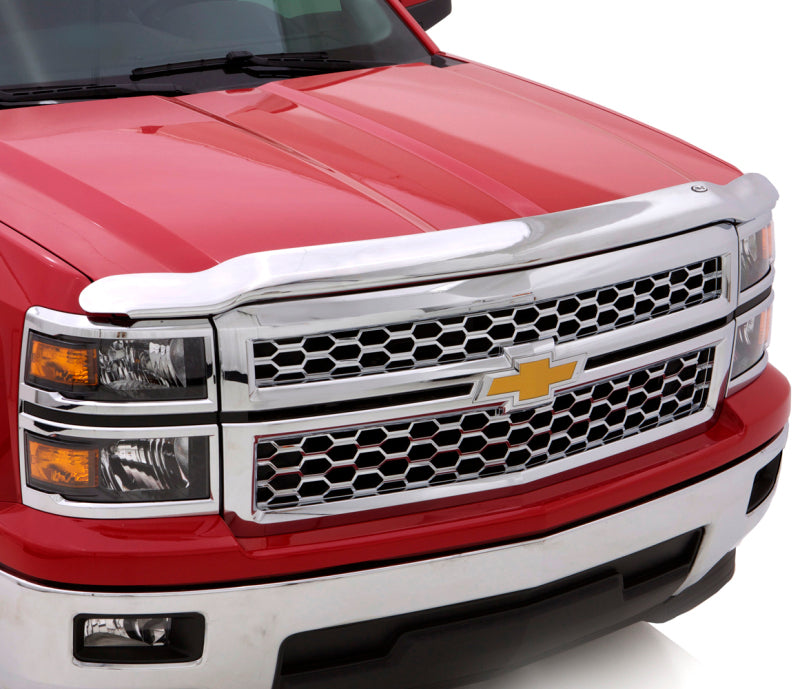 AVS 11-14 Chevy Silverado 2500 Aeroskin Low Profile Hood Shield - Chrome