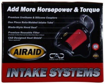 Airaid 04-13 Nissan Titan/Armada 5.6L CAD Intake System w/o Tube (Dry / Black Media)