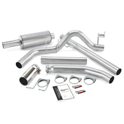 Banks Power 98-02 Dodge 5.9L Std Cab Monster Exhaust System - SS Single Exhaust w/ Chrome Tip