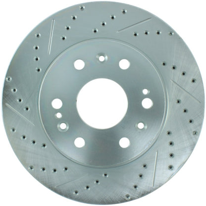 StopTech Select Sport 07-11 GM Silverado 1500 Slotted and Drilled Right Front Rotor