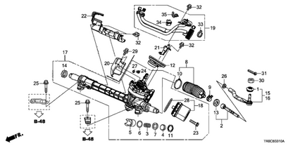 Honda - 2012-2015 Honda Civic Rack End Set