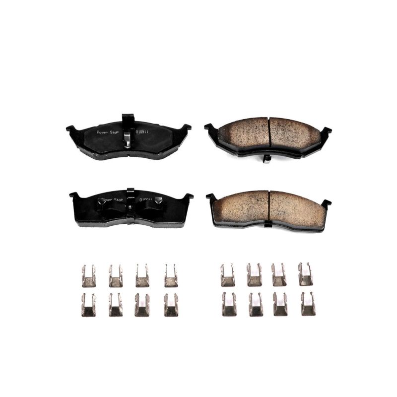 Power Stop 93-97 Chrysler Concorde Front Z17 Evolution Ceramic Brake Pads w/Hardware