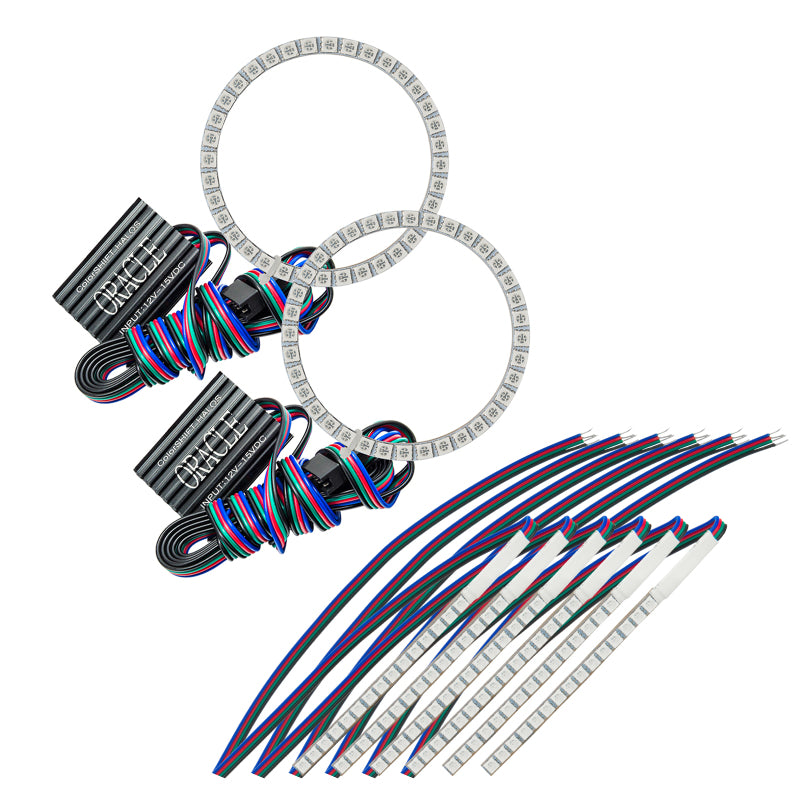 Oracle 15-17 Ford Mustang V6/GT/Shelby DRL  w/ Halo Kit - ColorSHIFT w/o Controller