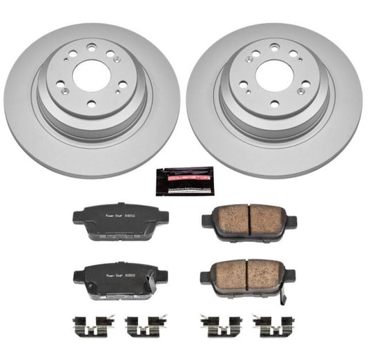 Power Stop 09-14 Acura TL Rear Z17 Evolution Geomet Coated Brake Kit