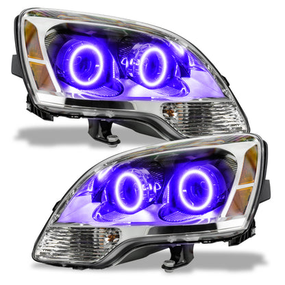 Oracle Lighting 08-12 GMC Acadia Non-HID Pre-Assembled LED Halo Headlights-UV/Purple