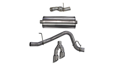 Corsa 2015-2020 GMC Yukon Denali 6.2L V8 Single Side Exit Cat-Back Exhaust w/ Polished Tips