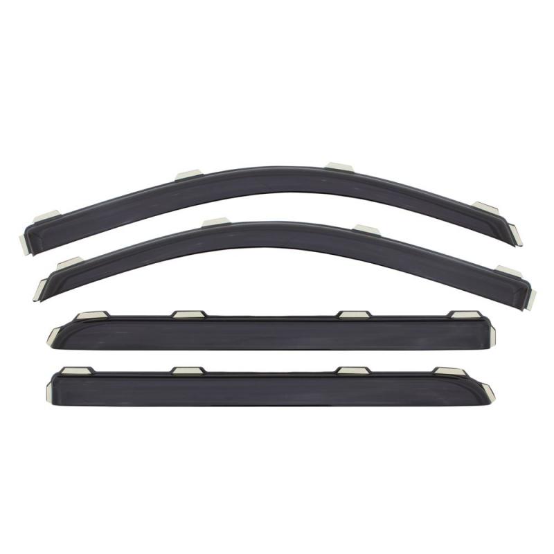 AVS 02-06 Chevy Trailblazer EXT Ventvisor In-Channel Front & Rear Window Deflectors 4pc - Smoke