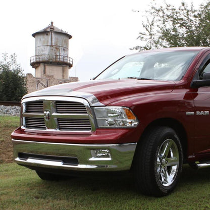 AVS 02-08 Dodge RAM 1500 Aeroskin Low Profile Hood Shield - Chrome