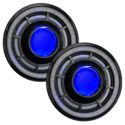ORACLE Lighting 0718 Jeep Wrangler JK Oculus 7in ColorSHIFT Bi-LED Projector Headlights