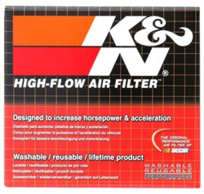 K&N Filter Universal Rubber Filter - Round Straight 1.688in Flange ID x 3in OD x 4in Height