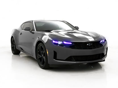 Oracle 19-21 Chevy Camaro LS/LT RGB+A Headlight DRL  Kit - ColorSHIFT w/ RF Controller