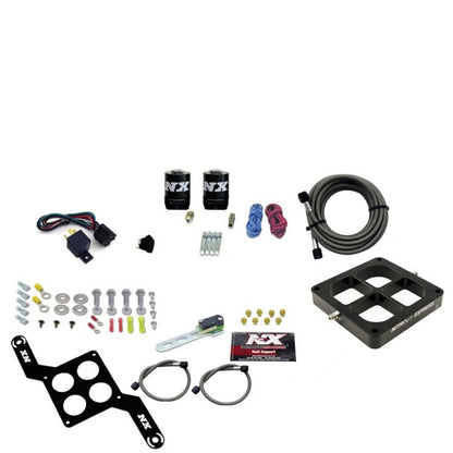 Nitrous Express Dominator Single Entry Billet Crossbar Stage 6 Nitrous Kit (50-300HP) w/o Bottle