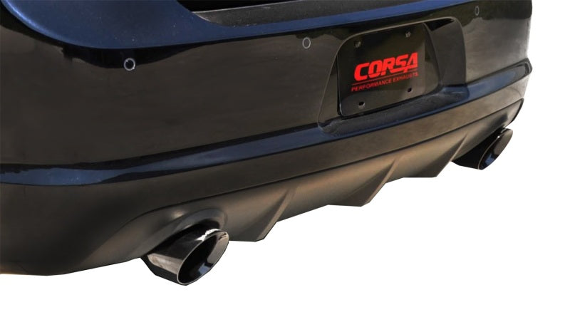 Corsa 2012-2014 Dodge Charger SRT-8 6.4L V8 Black Xtreme Cat-Back Exhaust