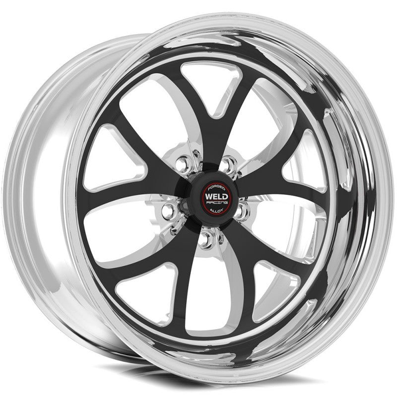 Weld S76 17x9.5 / 5x4.75 BP / 4.7in. BS Black Wheel (High Pad) - Non-Beadlock