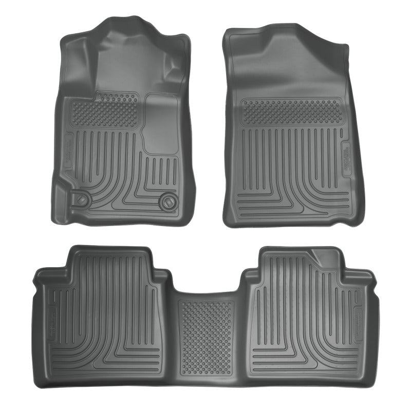 Husky Liners 07-11 Toyota Camry (All) WeatherBeater Combo Gray Floor Liners (One Piece for 2nd Row)