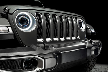 Oracle Jeep Wrangler JL Oculus Bi-LED Projector Headlights- Graphite Metallic - 5500K