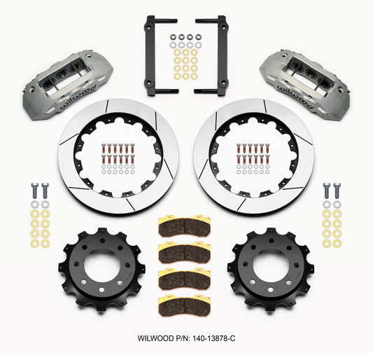 Wilwood TX6R Rear Kit 16.00in Clear Ano 1999-2010 GM H2 / 2500 4.63 Cntr