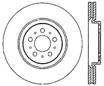 StopTech 04-07 Volvo S60 / 04 -07 Volvo S70 Cyro Sport Slotted Front Left Rotor