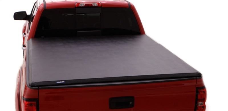 Lund 04-08 Ford F-150 Styleside (6.5ft. Bed) Hard Fold Tonneau Cover - Black