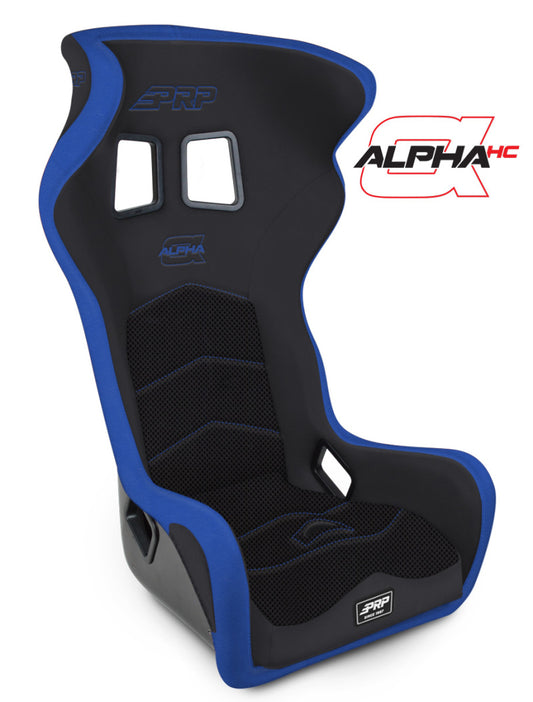 PRP Alpha Head Containment Composite Seat- Black/Blue
