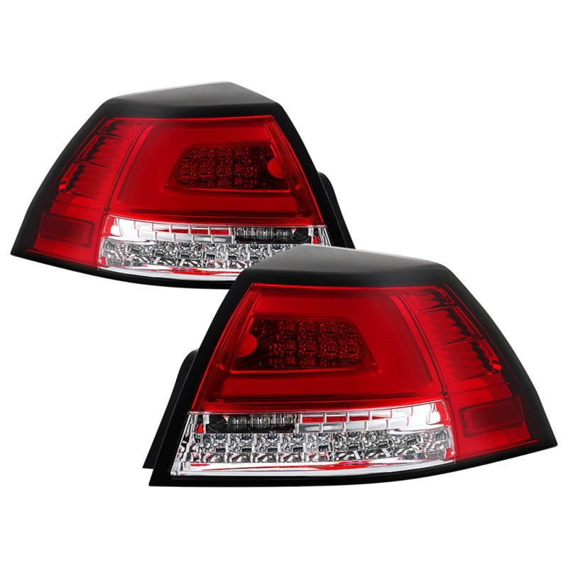 Spyder Pontiac G8 08-09 Version 2 Light Bar LED Tail Lights - Red Clear- ALT-YD-PG808V2-LB-RC