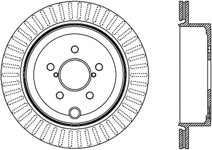 StopTech Power Slot 13 Scion FR-S / 13 Subaru BRZ Rear Right Cryo Slotted Rotor