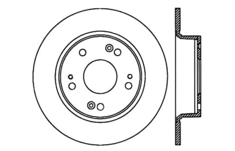 StopTech Drilled Sport Brake Rotor