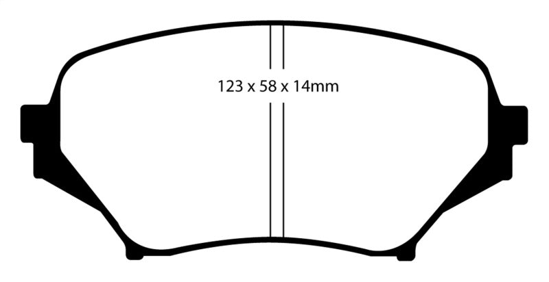 EBC 06-15 Mazda Miata MX5 2.0 Redstuff Front Brake Pads