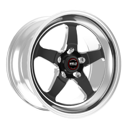 Weld S71 18x10.5 / 5x4.5 BP / 4.7in. BS Black Wheel (Low Pad) - Non-Beadlock