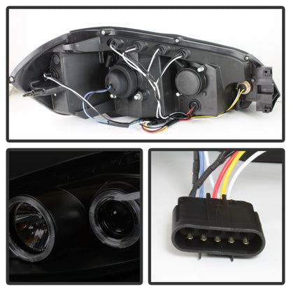 Spyder Chevy Impala 06-13 Projector Headlights LED Halo LED Blk Smke PRO-YD-CHIP06-HL-BSM