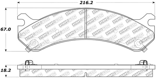 StopTech Street Select Brake Pads - Front/Rear