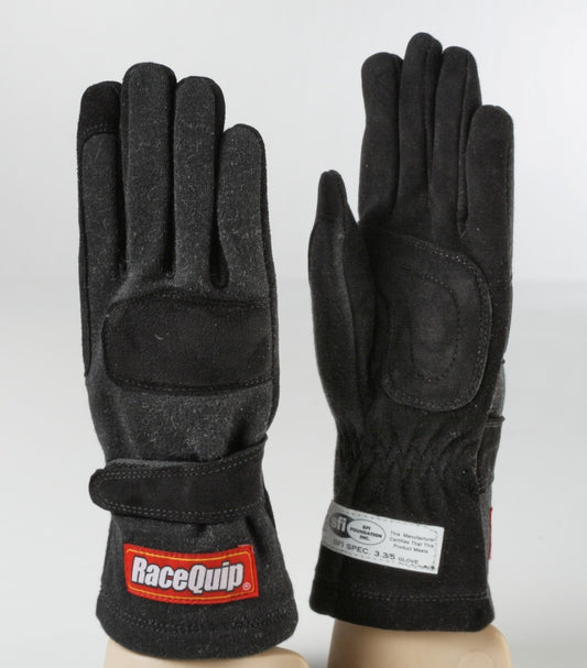 RaceQuip - Black 2-Layer SFI-5 Glove - Medium
