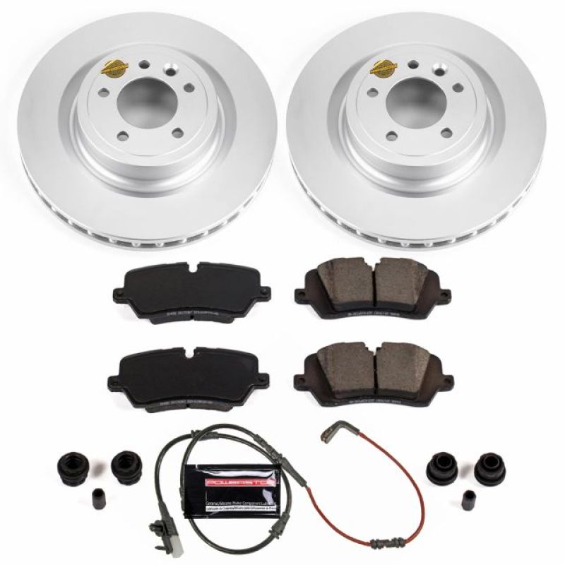 Power Stop 2017 Land Rover Discovery Rear Z23 Evolution Sport Coated Brake Kit