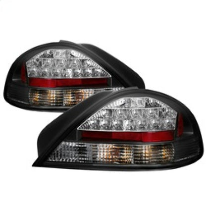 Spyder Pontiac Grand AM 99-05 LED Tail Lights Black ALT-YD-PGAM99-LED-BK