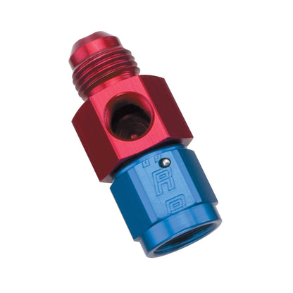 Russell Performance -4 AN Fuel Pressure Take off (Red/Blue)