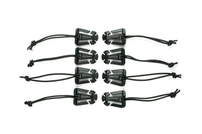 BuiltRight Industries Elastic Tech Panel Clips - 8pc Kit