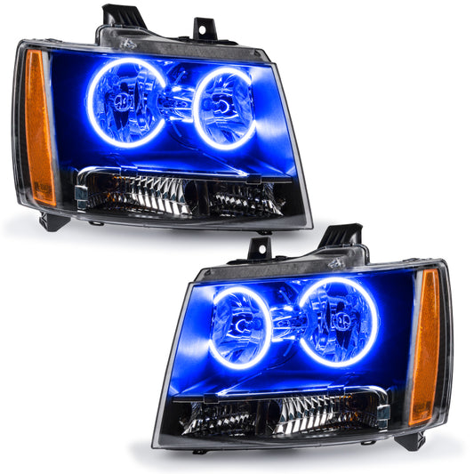 Oracle 07-13 Chevrolet Avalanche Pre-Assembled SMD Headlights - Blue
