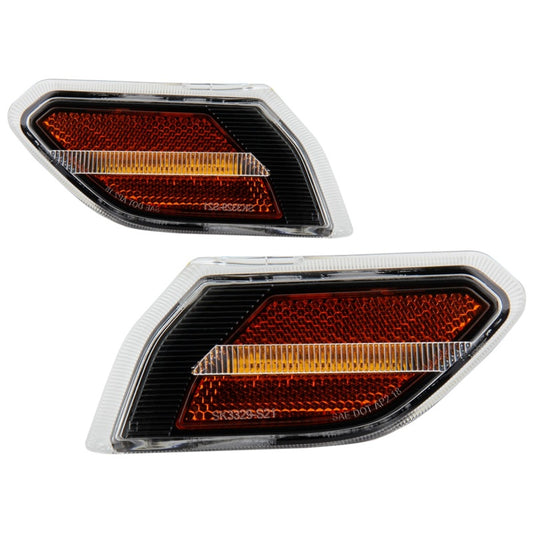 Spyder Jeep Wrangler 19-20 LED Side Marker Lights - Black (SML-YD-JW19-LED-BK)