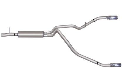 Gibson 11-16 Ford F-250 Super Duty King Ranch 6.2L 2.5in Cat-Back Dual Split Exhaust - Aluminized