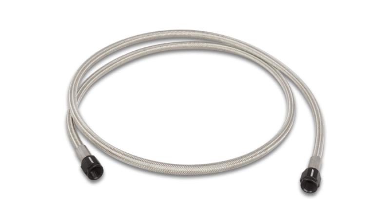 Vibrant - Univ Oil Feed Kit 4ft Teflon lined S.S. hose with two -3AN female fittings preassembled