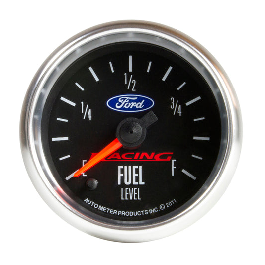 AutoMeter Gauge Fuel Level 2-1/16in. 0-280 Ohm Programmable Ford Racing