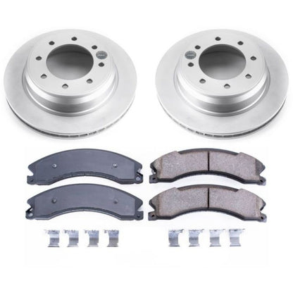 Power Stop 12-18 Nissan NV1500 Rear Z17 Evolution Geomet Coated Brake Kit