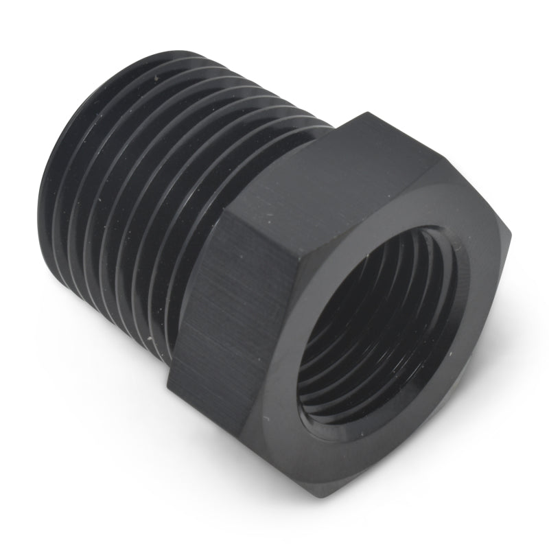 Russell Performance 1/2in Male to 3/8in Female Pipe Bushing Reducer (Black)