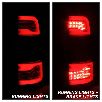 Spyder Dodge Ram 19-20 LED Tail Light Black ALT-YD-DR19HAL-SEQ-BK