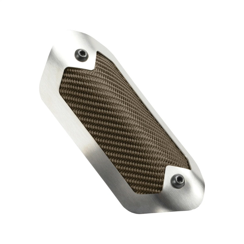 DEI Powersport Flexible Heat Shield - 3.5in x 6.5in - Brushed/Titanium