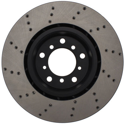 StopTech 01-06 BMW M3 Drilled Left Front CRYO Rotor