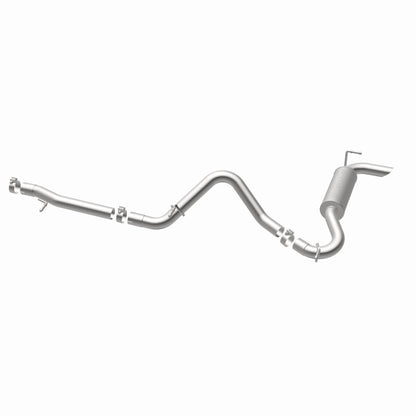 MagnaFlow 12-14 Jeep Wrangler 3.6L Single Straight Rear P/S Exit Stainless C/b Perf Exhaust-Comp